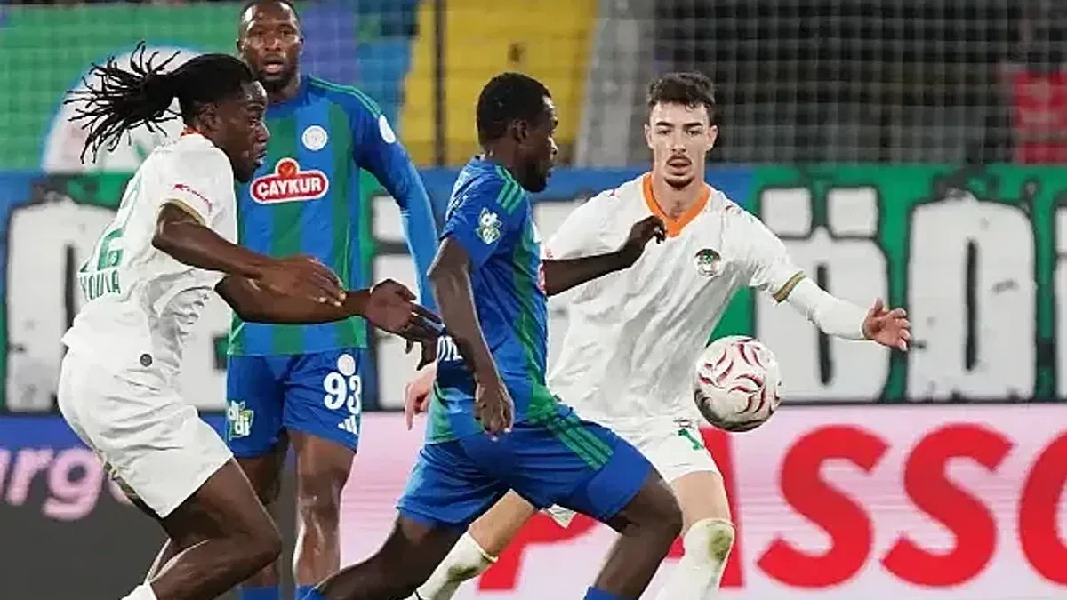 Çaykur Rizespor 0-1 Corendon Alanyaspor (Maç Sonucu)