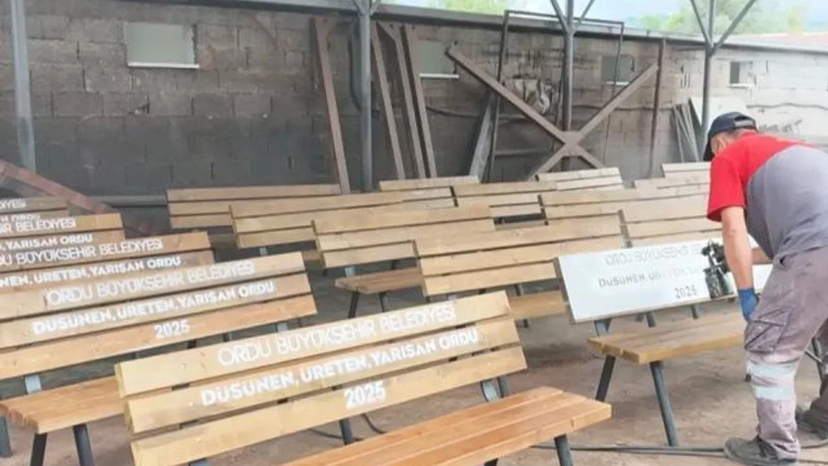 Ordu’nun parkları kendi atölyelerinde şekilleniyor