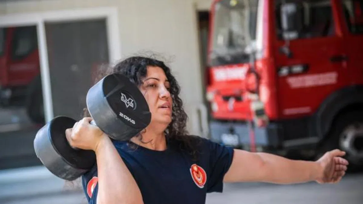 İtfaiye personeli Bahar şimdi Avrupa'da yarışacak