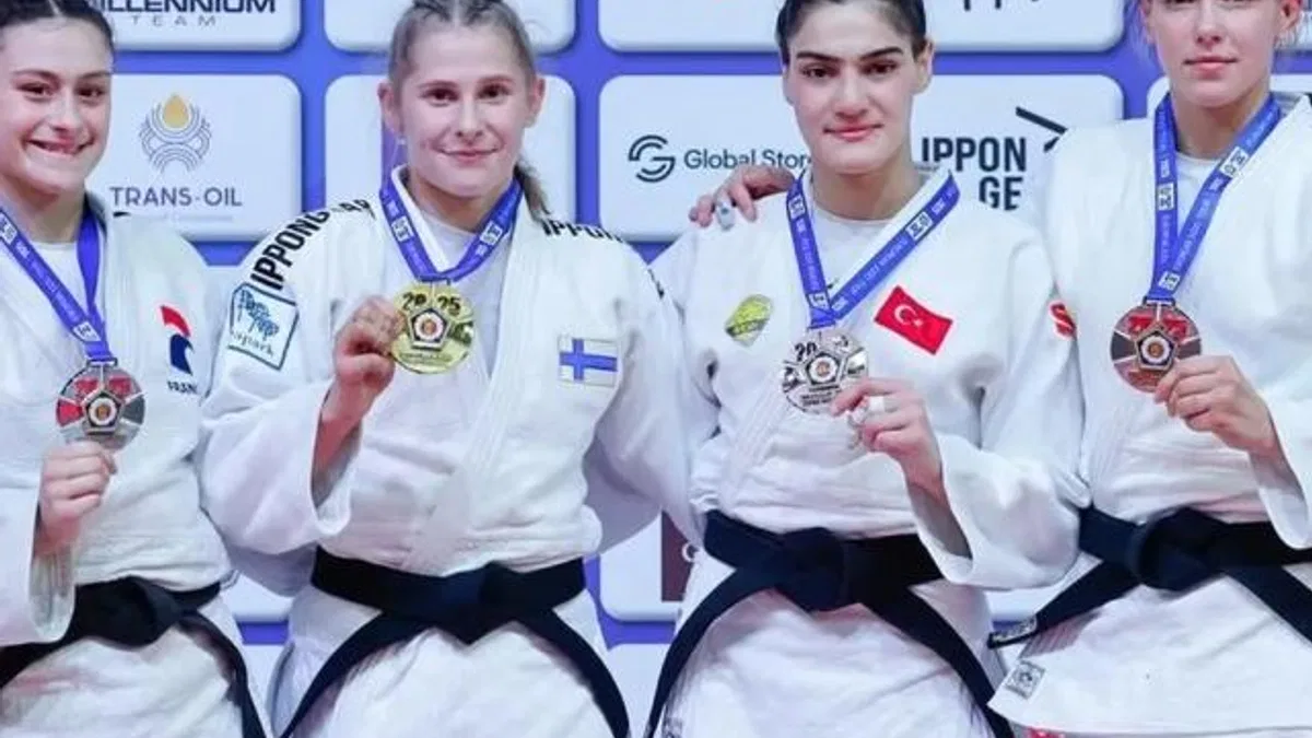 Konyalı judocu Sinem Oruç'a Moldova'dan bronz madalya