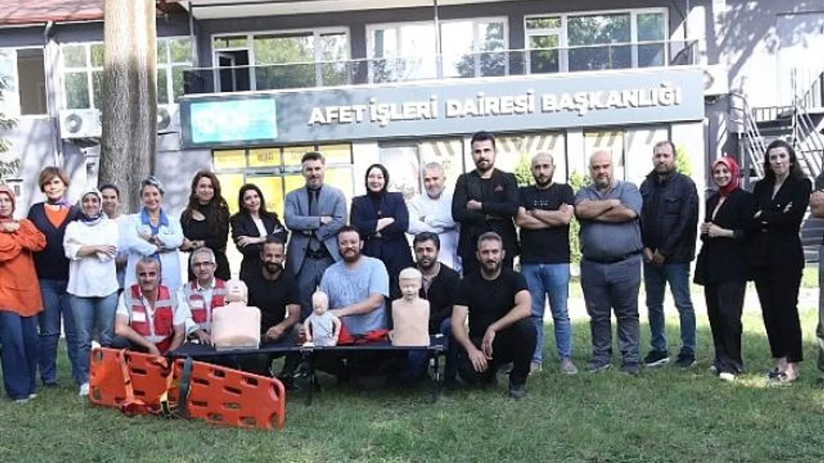 Afet İşleri personeline ilk yardım eğitimi