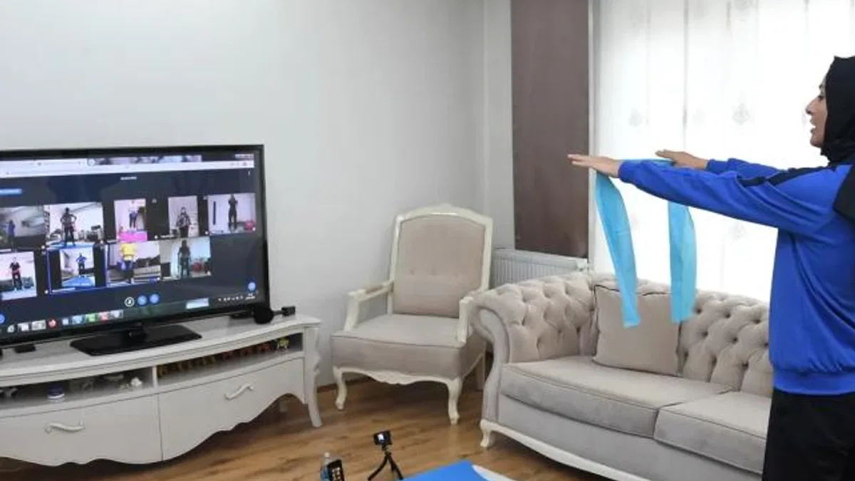 Kadınlara özel “Onlİne Spor” kayıtları başladı