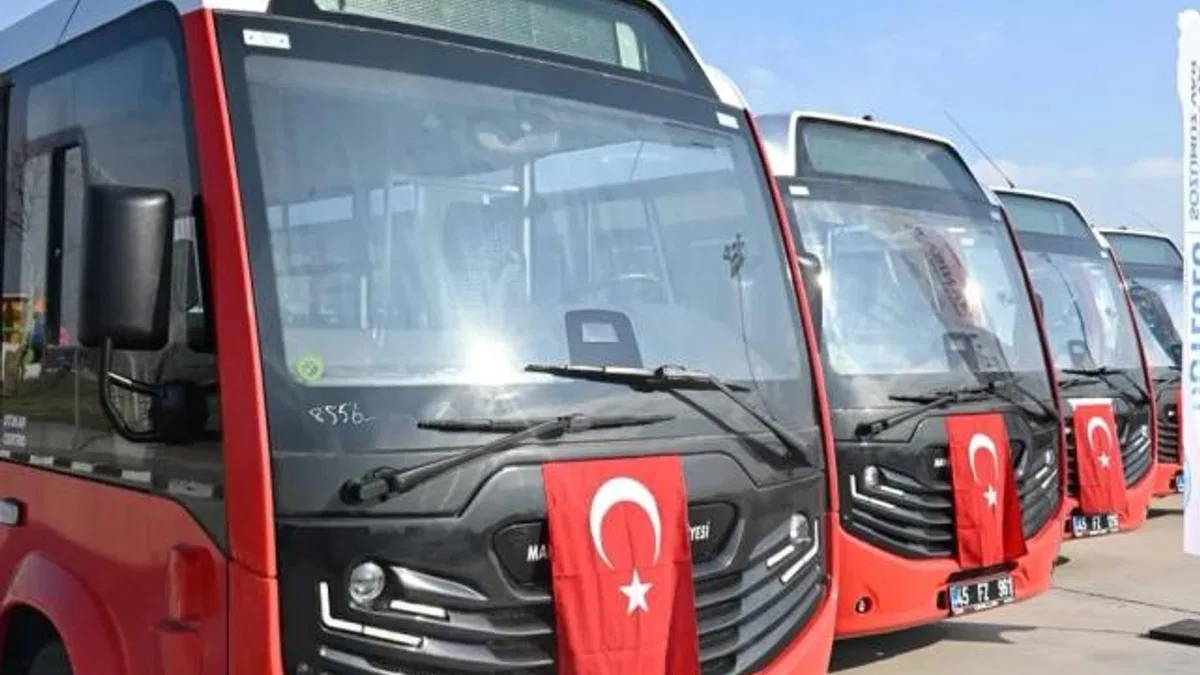 Manisa'da toplu taşımaya 12 yeni araç