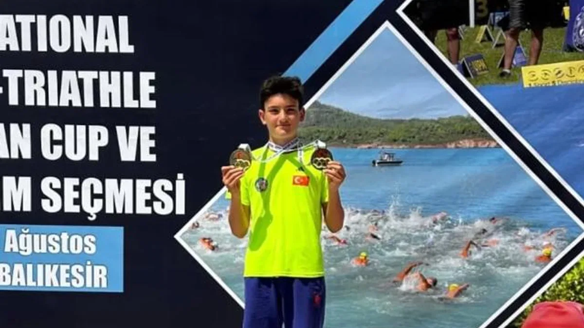 Muğlalı sporcu Kerem Batur Genç’ten çifte madalya