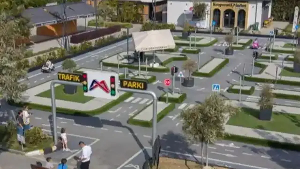 Mersin'de 'Trafik Park' çocuk neşesiyle doldu