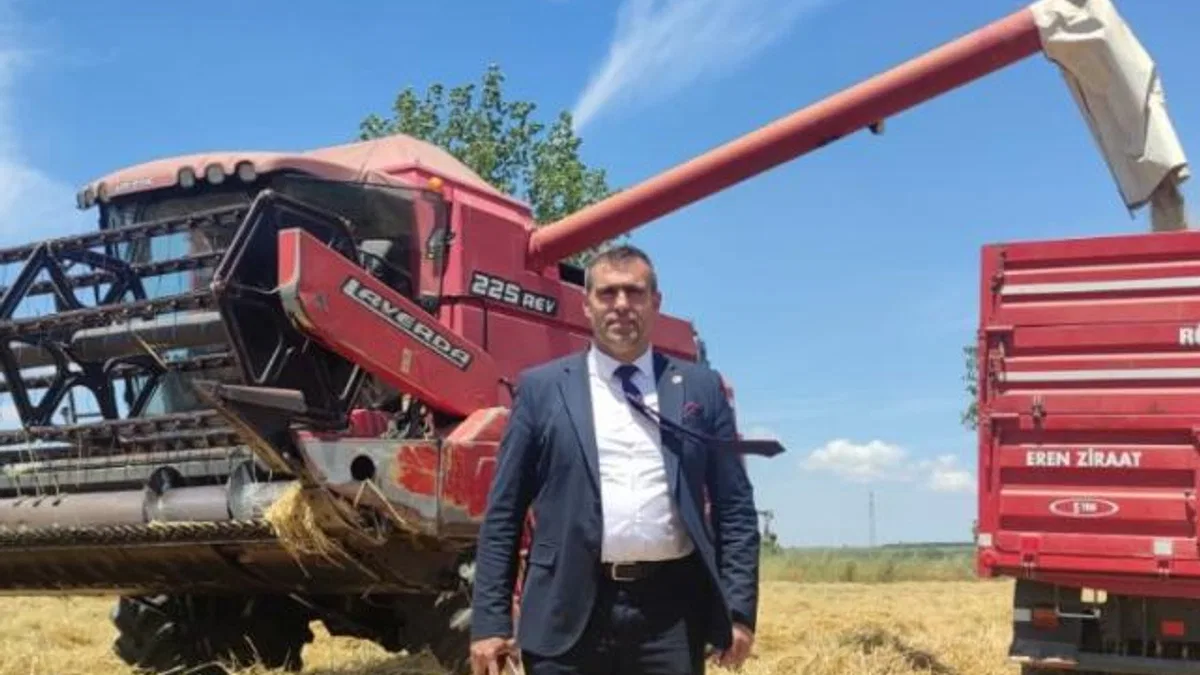 Keşan’ın ilk arpa hasadı yapıldı