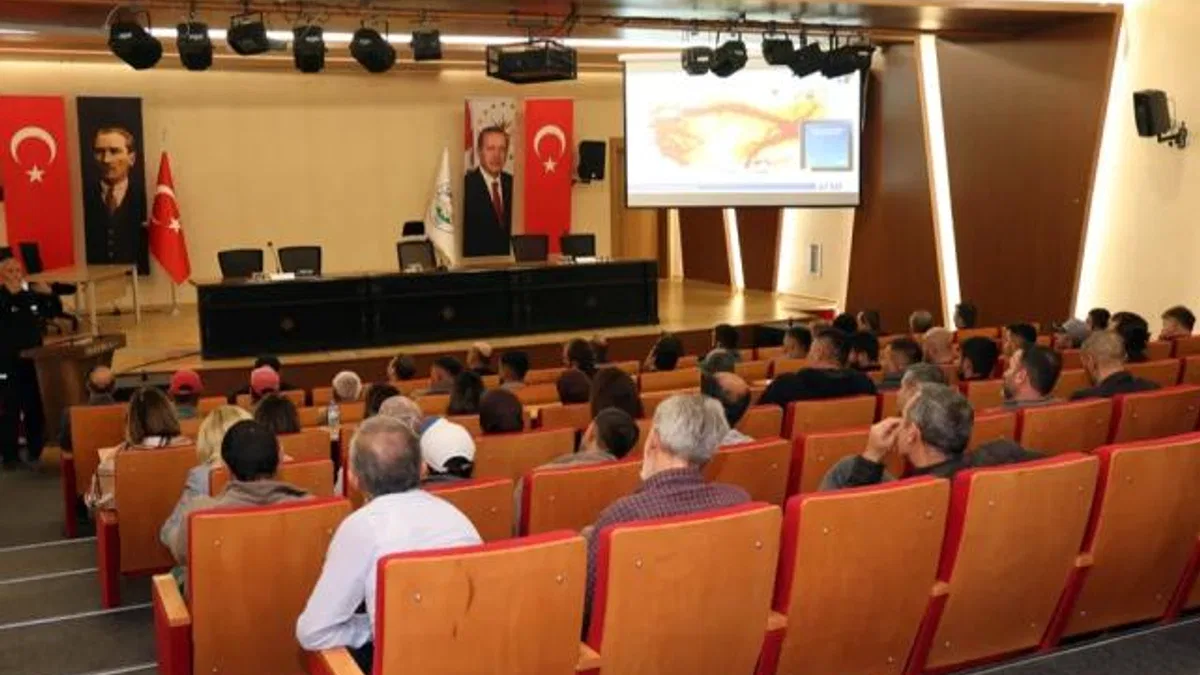 Kayseri Talas'tan personele afet eğitimi