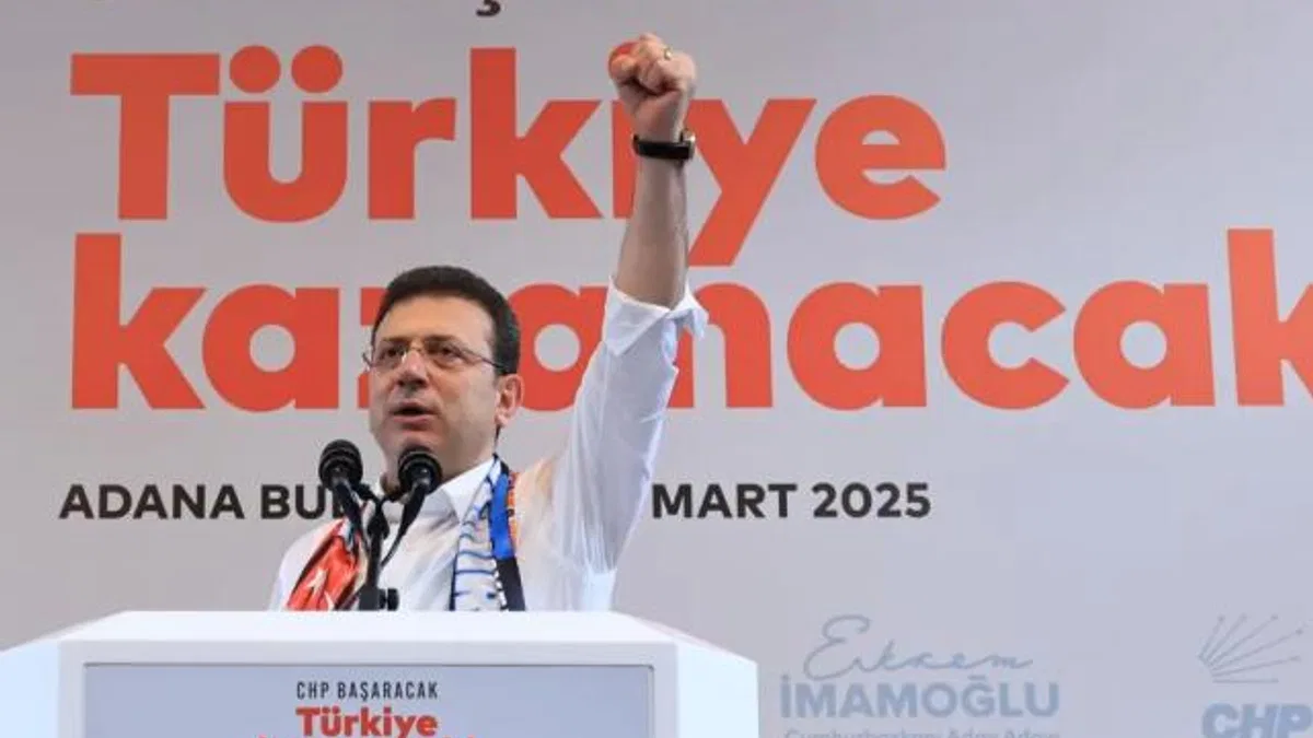 İmamoğlu büyük yolculukta Adana'da