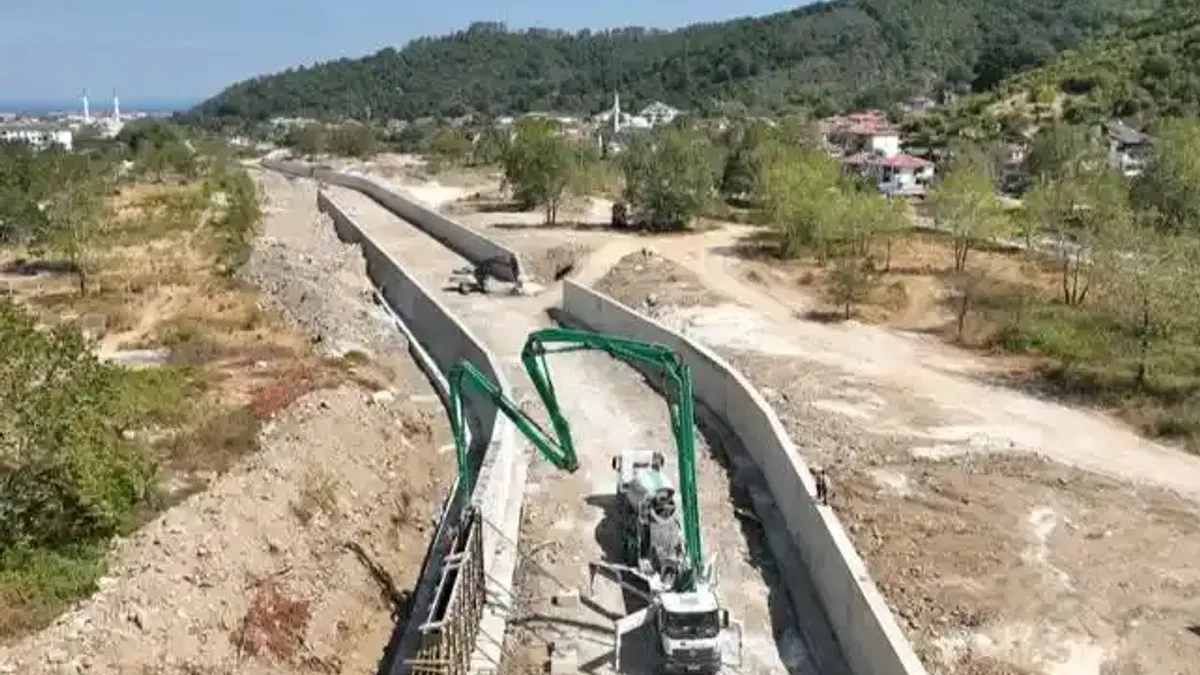 DSİ’den Yalova’ya taşkın koruması... Teşvikiye Deresi'nin ıslahı tamam