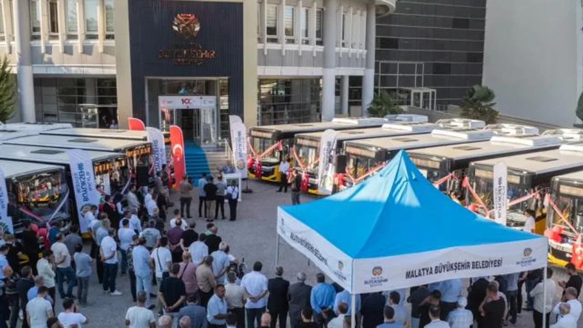 Malatya Büyükşehir araç filosunu güçlendirdi