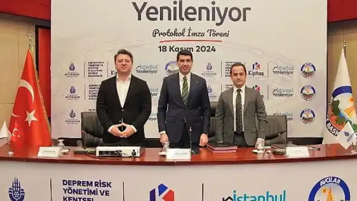 Avcılar Belediyesi ile KİPTAŞ Kentsel Dönüşüm Protokolü İmzalandı