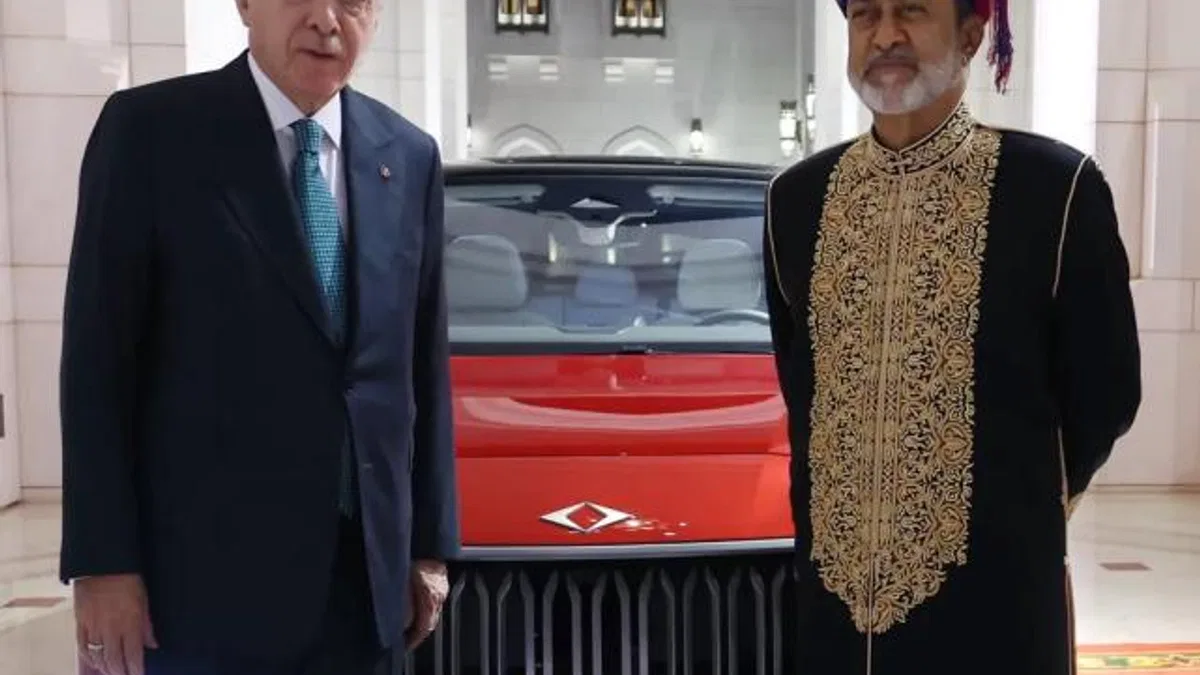Bir Togg da Umman Sultanı'na