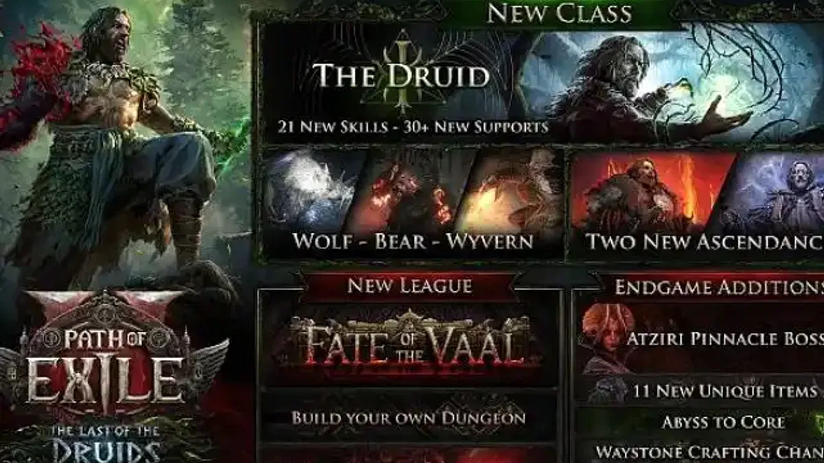 Path of Exile 2: The Last of the Druids ile 12 Aralık'ta içindeki vahşi ruhu serbest bırak!