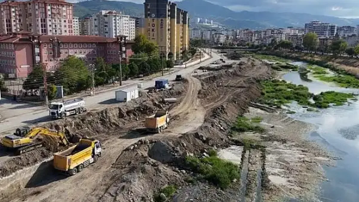 Canik'e Yeni Gerdanlık: Mert Irmağı Islahı Devam Ediyor