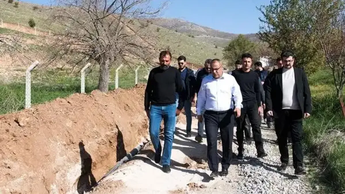 Malatya'da 15 yıllık su sorunu çözülüyor!