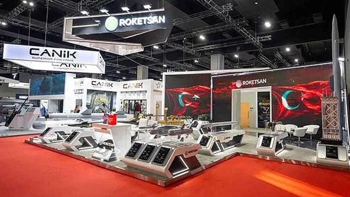 Milli Markamız ROKETSAN, DSA fuarında ürünlerini sergiledi