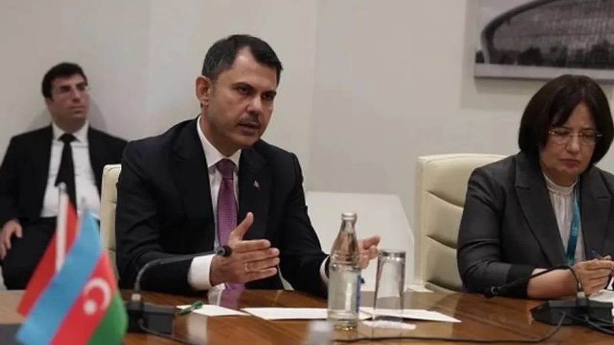 Bakan Kurum'dan Pre-COP29'da Gazze mesajı