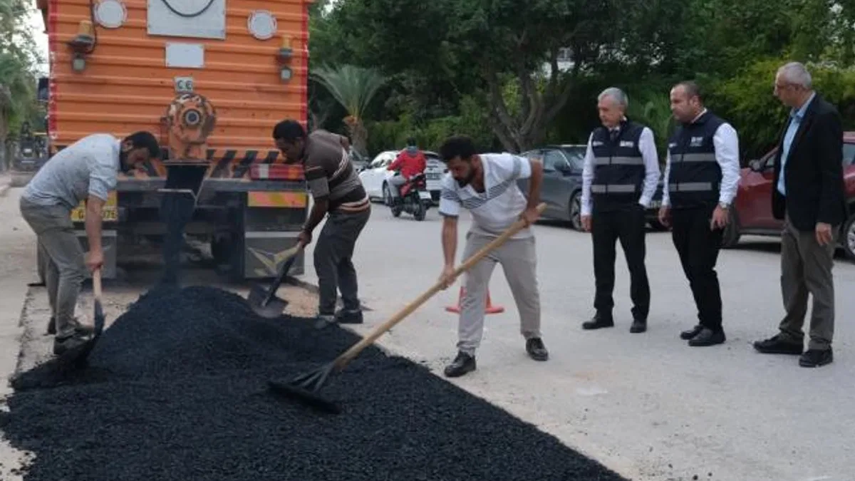 Antalya’da altyapı sonrası asfalt seferberliği