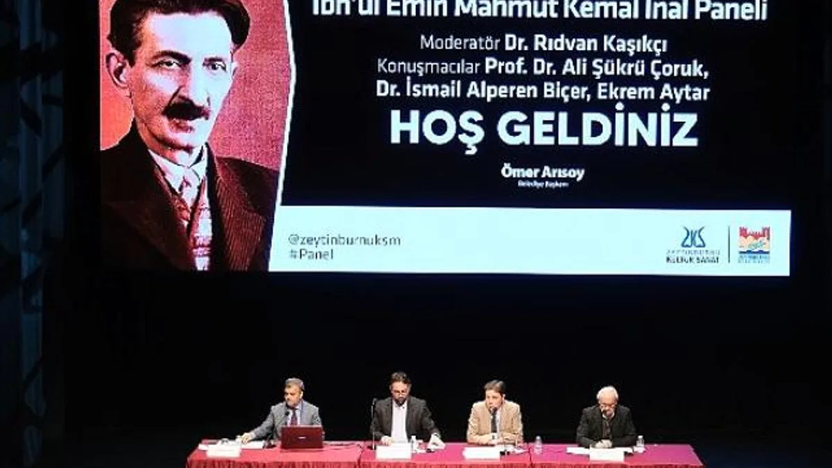 Doğumunun 153. Yılında İbn'ül Emin Mahmut Kemal İnal Paneli Zeytinburnu Kültür Sanat'ta düzenlendi