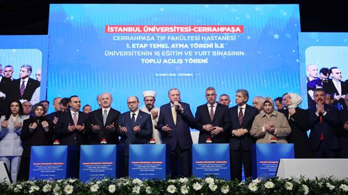Cerrahpaşa’ya depreme dayanıklı yeni kampüs geliyor... Modern sağlık kampüsüne ilk temel atıldı