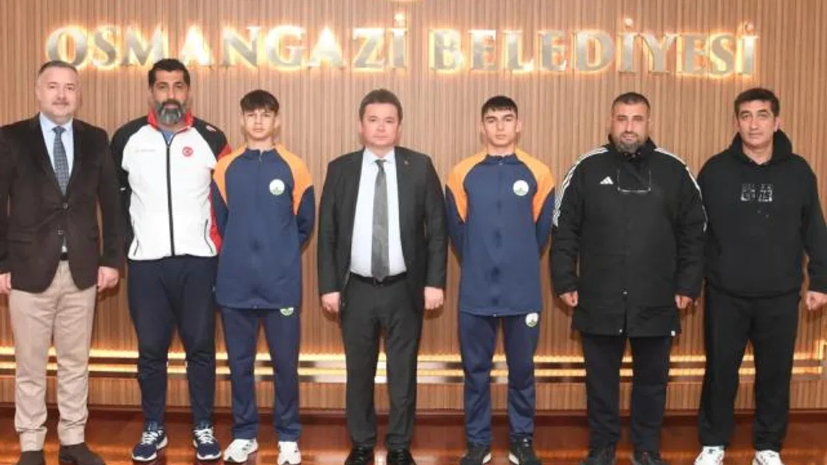 Milli sporcular Osmangazi'den Dünya Şampiyonası’na uğurlandı