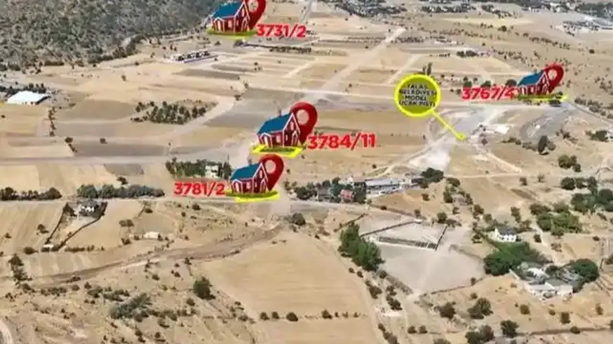 Kayseri Talas'ta 14 prestijli villa satışa çıkıyor
