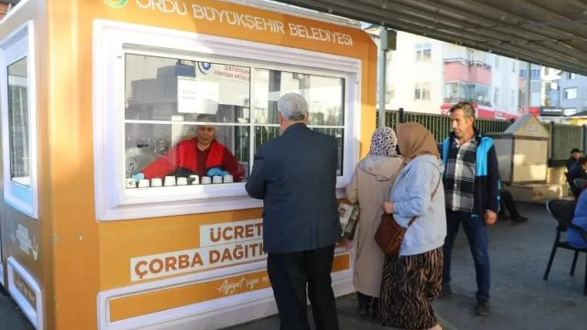 Ordu’da hastanelerde her sabah ücretsiz çorba ikramı