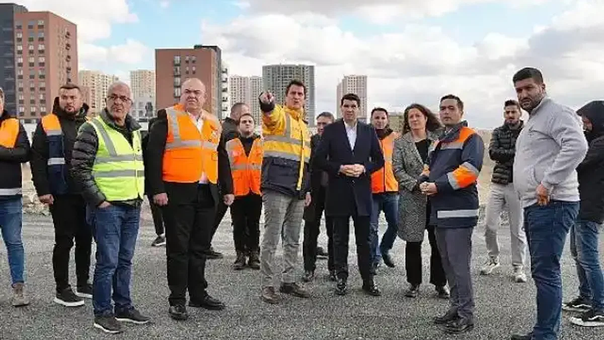 Avcılar'ın İlk Bisiklet Yolu Tahtakale'de Yapılıyor