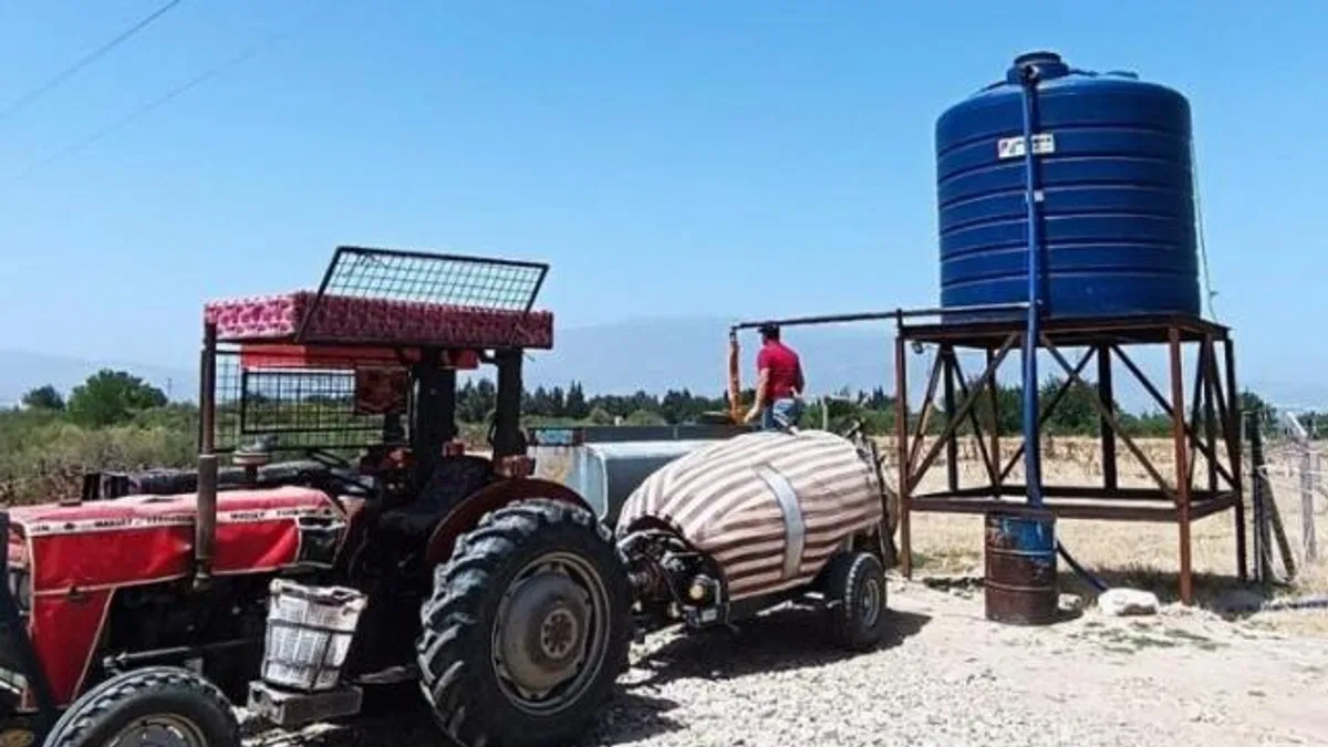 Manisa'da Sarıgöl Çanakçı Mahallesi’ne taral doldurma tesisi