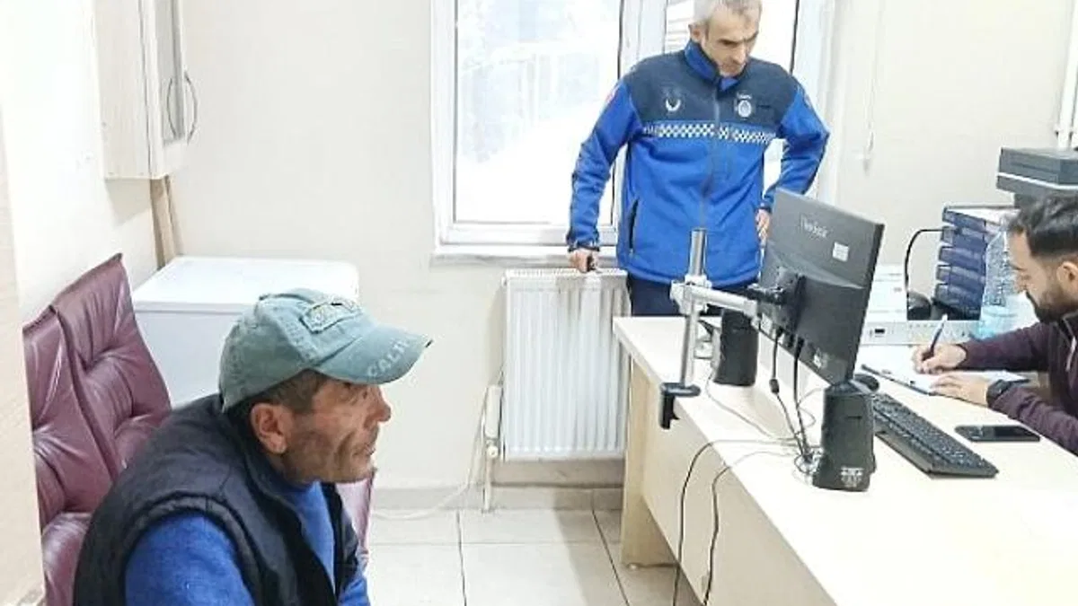 Büyükşehir, evsiz bir vatandaşın imdadına yetişti