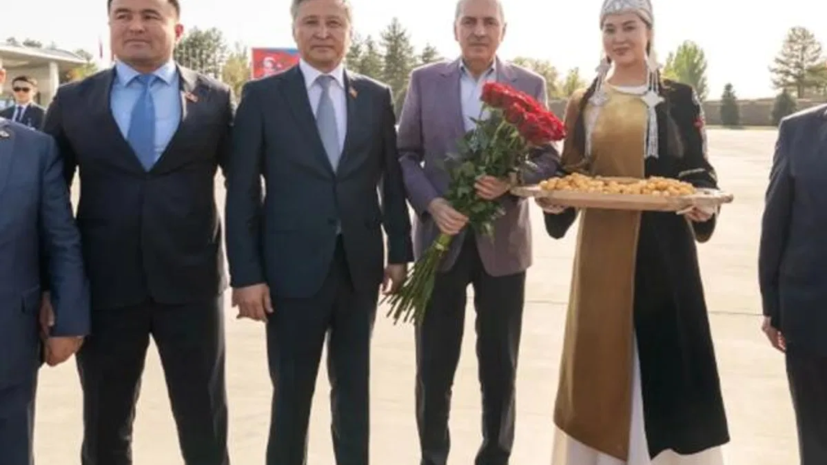 TBMM Başkanı Kurtulmuş Kırgızistan'da