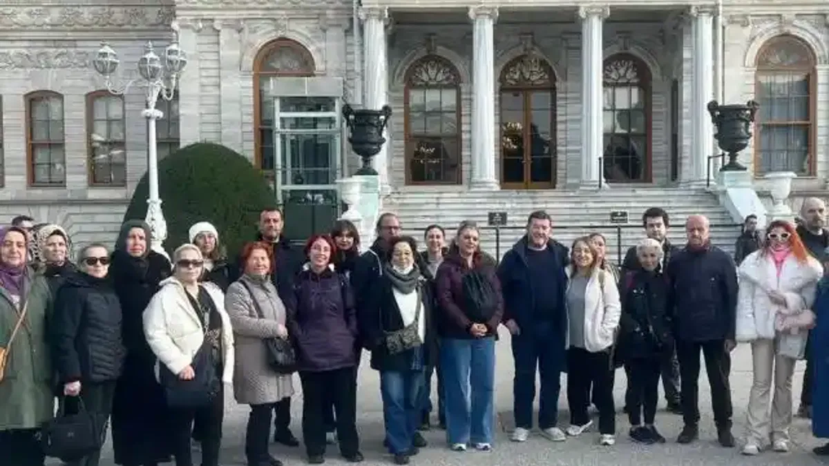 Maltepeliler, Dolmabahçe Sarayı'nı ziyaret etti