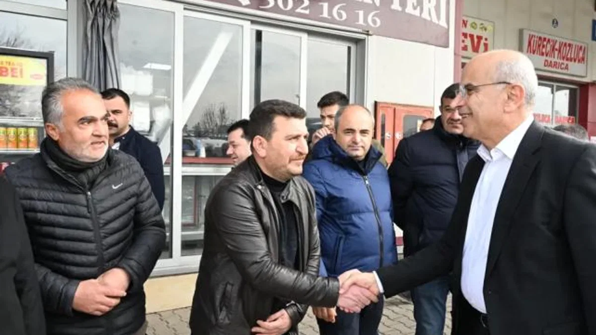 Malatya'da Başkan Er, terminal esnaflarıyla bir araya geldi