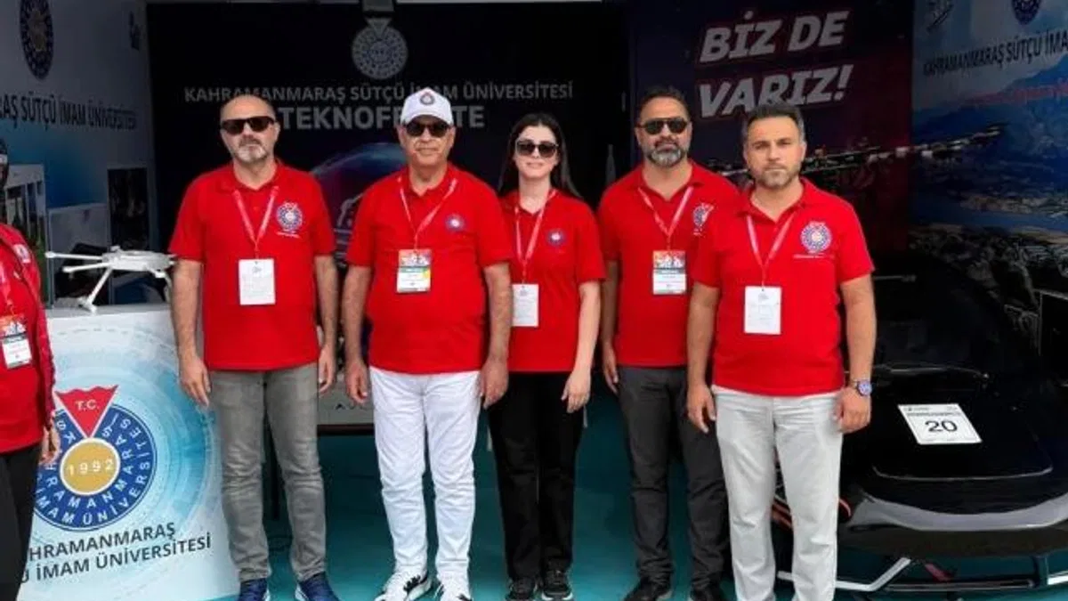 KSÜ öğrencileri TEKNOFEST 2025’te Kahramanmaraş’ı temsil ediyor