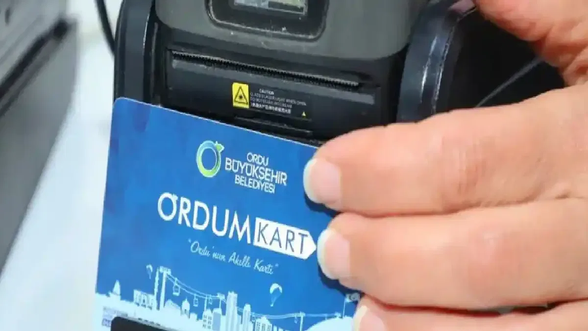 Ordu Üniversitesi’nde ORDUMKART kolaylığı