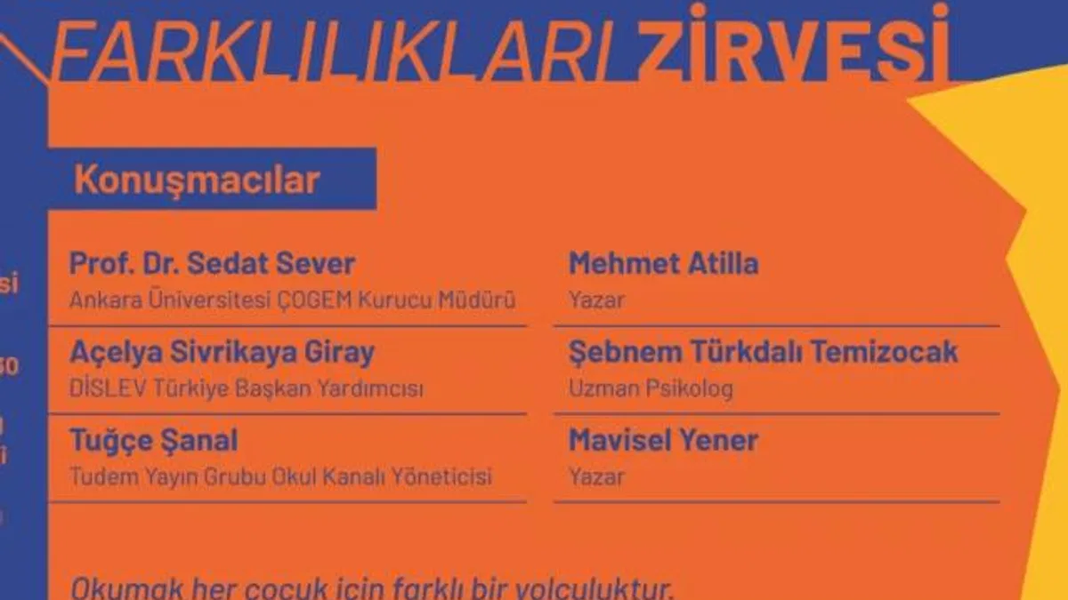 Okuma Farklılıkları Zirvesi 7 Mart’ta İzmir’de gerçekleşiyor