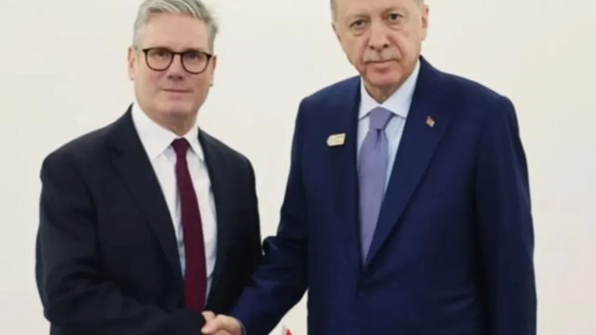 Cumhurbaşkanı Erdoğan Starmer ile görüştü