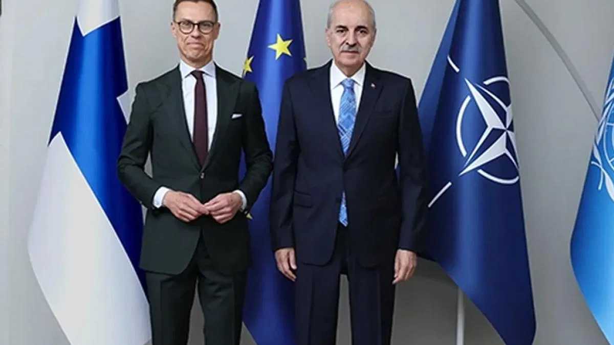 Finlandiya Cumhurbaşkanı, TBMM Başkanı Kurtulmuş'u kabul etti