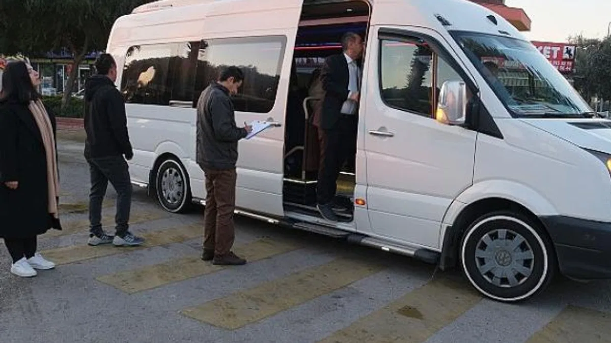 Kemer Belediyesi'nden servis denetimleri