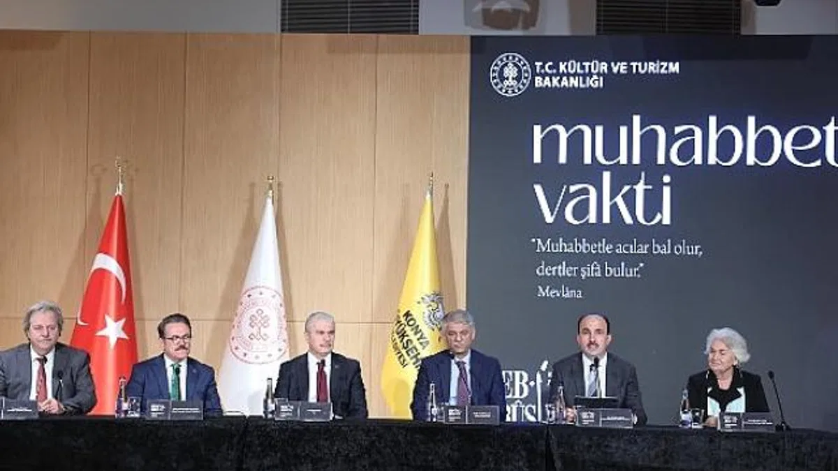 Hz. Mevlana'nın 751. Vuslat Yıl Dönümü Uluslararası Anma Törenleri'nin Tanıtım Toplantısı Yapıldı