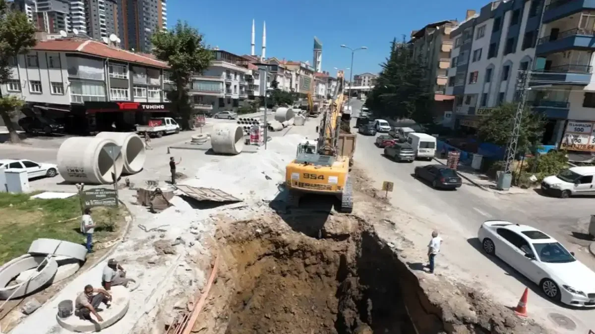 Başkent’te 40 yıllık altyapı sorunu çözülüyor