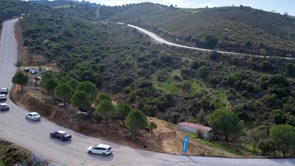 İzmir Güzelbahçe Payamlı yolu açıldı