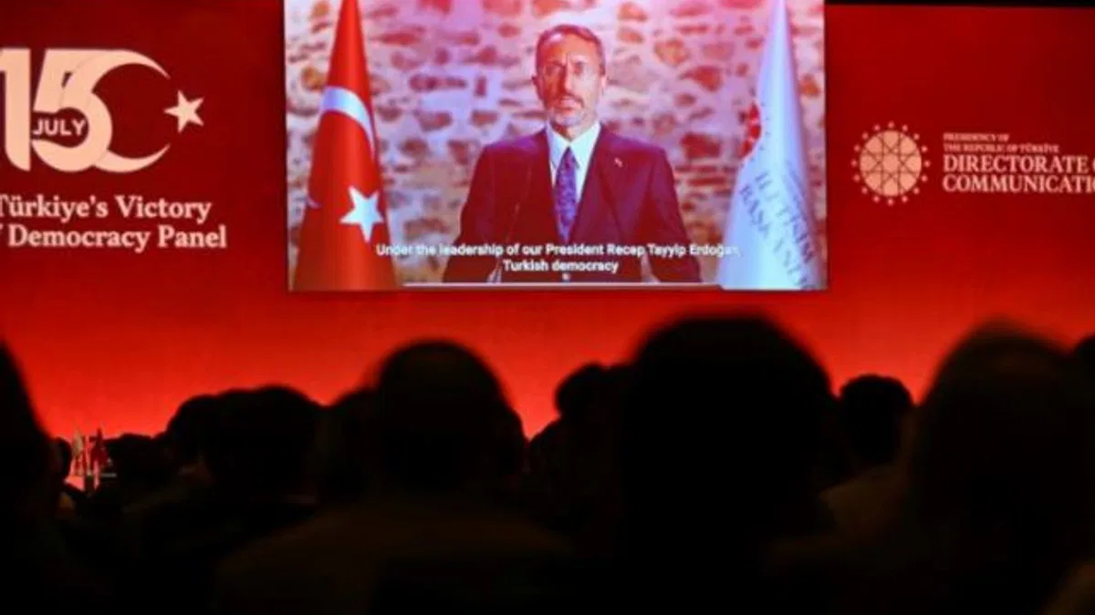 İletişim Başkanı Altun'dan Londra’ya video mesaj