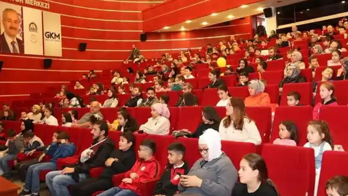 Gebze'de çocuklar ara tatil etkinliğiyle moral buldu