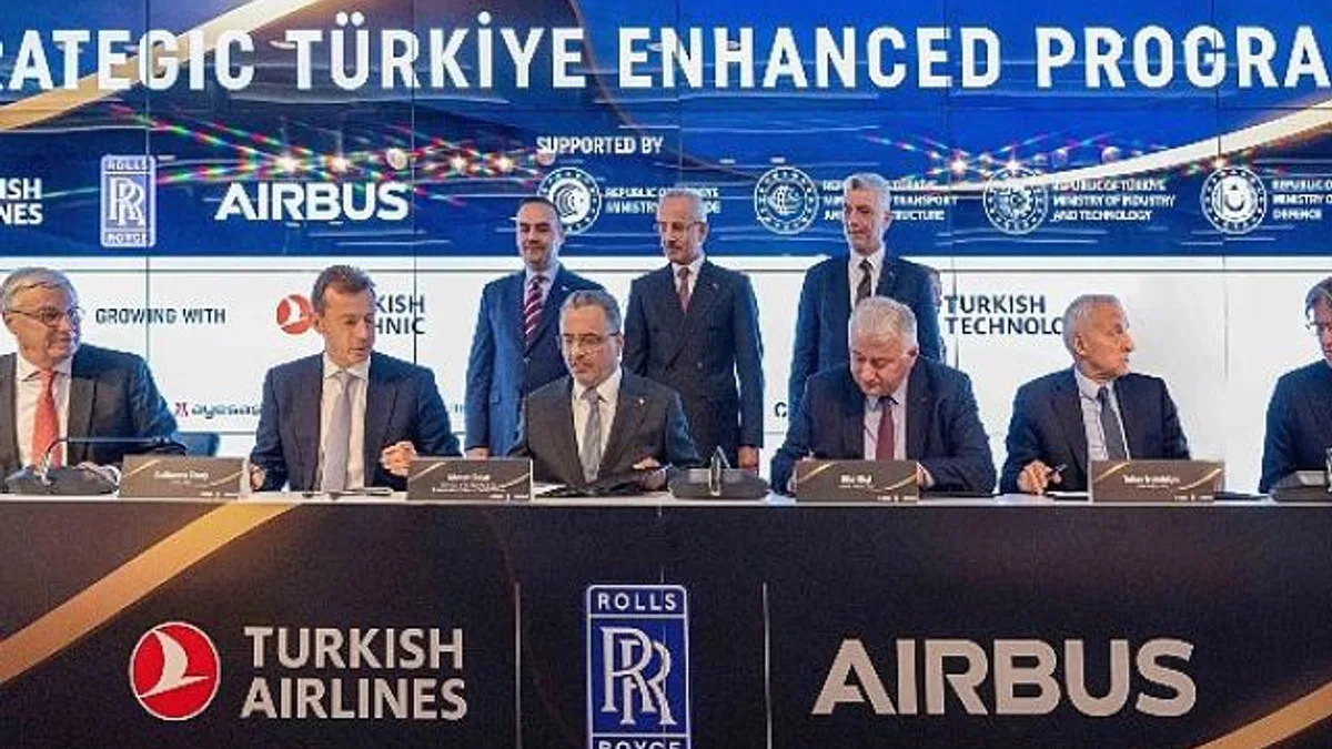 Rolls-Royce ve Türk Hava Yolları stratejik ortaklıklarını güçlendiriyor