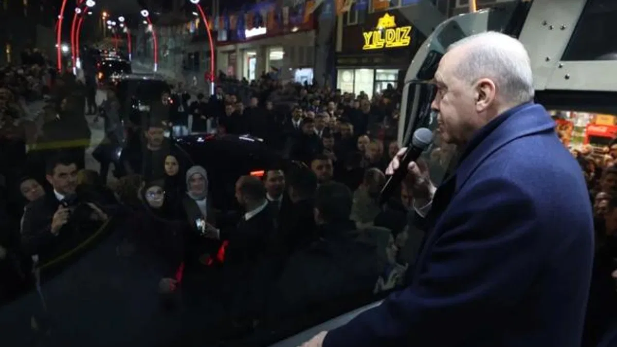 Cumhurbaşkanı Erdoğan memleketi Rize'de