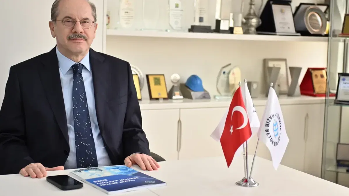 Hazır beton endeksi Ağustos'ta da eşik değerin altında kaldı