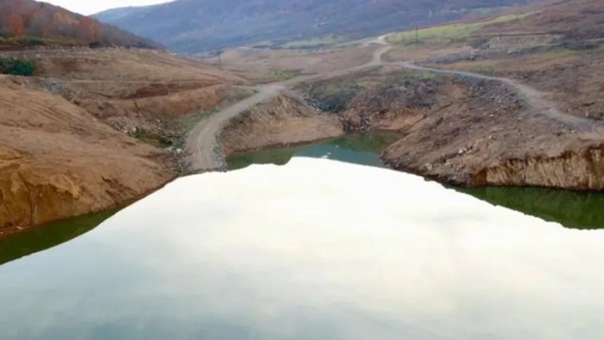 Ordu Korgan Barajı'nda su tutumuna başlandı