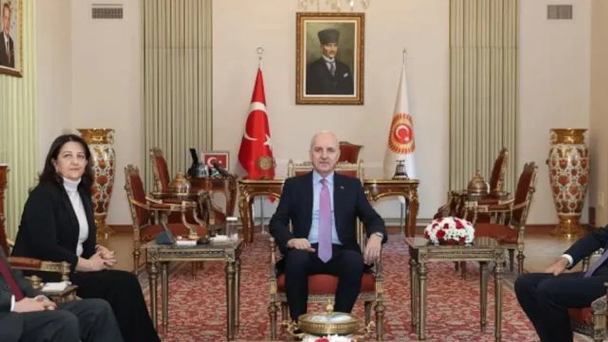 İmralı heyeti TBMM'de siyasi parti turlarına başladı