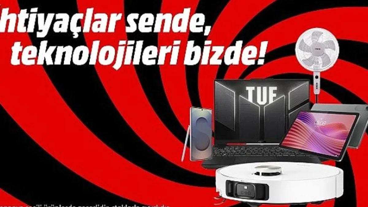 "İhtiyaçlar Sizde, Teknolojileri MediaMarkt'ta" Kampanyası ile teknoloji alışverişinin tam zamanı!